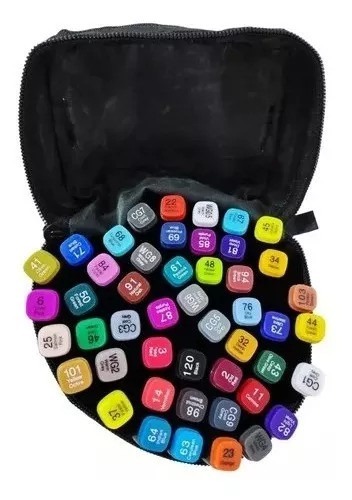 Miniatura 3 de 60 Plumones Marcadores + estuche